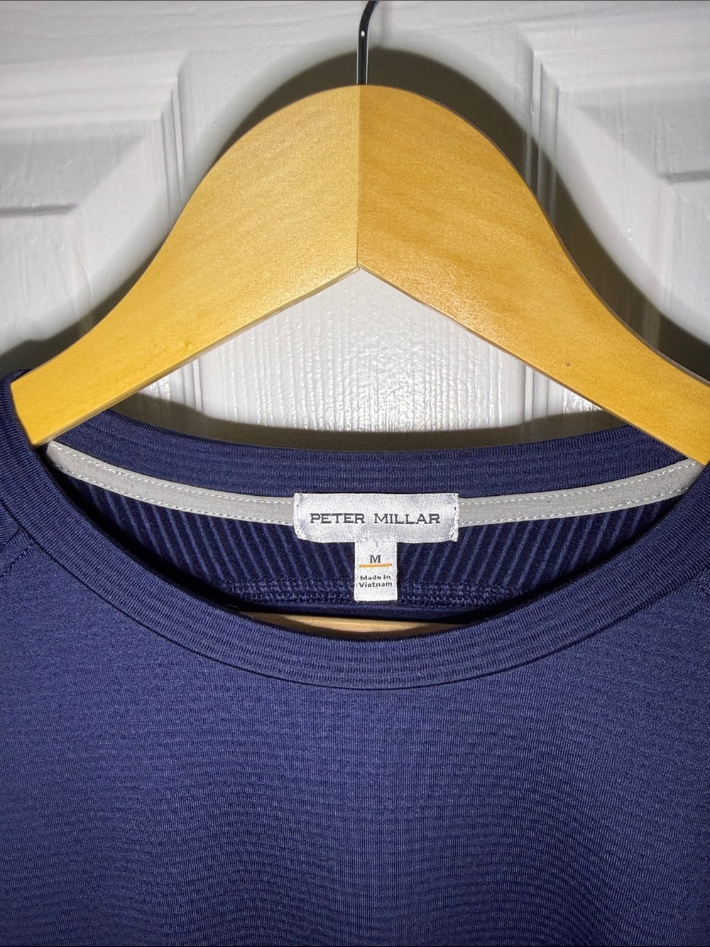 Peter Millar Navy Long Sleeve Crewneck - Picture 2 of 7